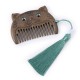Chinese Zodiac Green Sandalwood Peace Mini Comb Chinese Zodiac Green Sandalwood Peace Mini Comb