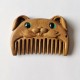 Chinese Zodiac Green Sandalwood Peace Mini Comb Chinese Zodiac Green Sandalwood Peace Mini Comb