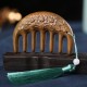 Green Sandalwood Plum Blossom Koi Fish Engraved Comb Green Sandalwood Plum Blossom Koi Fish Engraved Comb