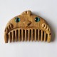 Chinese Zodiac Green Sandalwood Peace Mini Comb Chinese Zodiac Green Sandalwood Peace Mini Comb