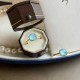925 Silver Gold-Plated Turquoise Protection Set 925 Silver Gold-Plated Turquoise Protection Set