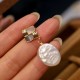 925 Sterling Silver Gold-Plated Baroque Pearl Healing Drop Earrings 925 Sterling Silver Gold-Plated Baroque Pearl Healing Drop Earrings