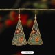 Lotus Butterfly Flower Alloy Copper Enlightenment Earrings Lotus Butterfly Flower Alloy Copper Enlightenment Earrings