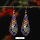 Lotus Butterfly Flower Alloy Copper Enlightenment Earrings Lotus Butterfly Flower Alloy Copper Enlightenment Earrings