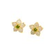 925 Sterling Silver Hetian Jade Luck Flower Stud Earrings 925 Sterling Silver Hetian Jade Luck Flower Stud Earrings