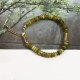 Gilded Cyan Jade Success Healing Bracelet Gilded Cyan Jade Success Healing Bracelet