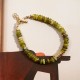 Gilded Cyan Jade Success Healing Bracelet Gilded Cyan Jade Success Healing Bracelet