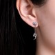 925 Sterling Silver Chinese 'Ping An' 'Xi Le' Protection Earrings 925 Sterling Silver Chinese 'Ping An' 'Xi Le' Protection Earrings