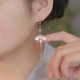 14K Gold Filled Copper Jade Fan Bamboo Earrings 14K Gold Filled Copper Jade Fan Bamboo Earrings