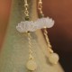 Hetian Jade Lotus Prosperity Earrings Hetian Jade Lotus Prosperity Earrings