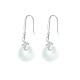 925 Sterling Silver Chalcedony Peace Buckle Year of the Snake Earrings 925 Sterling Silver Chalcedony Peace Buckle Year of the Snake Earrings