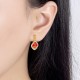 925 Sterling Silver Snake Year Blessing Earrings