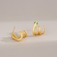 925 Sterling Silver Green-eyed Snake Year of the Snake Earrings 925 Sterling Silver Green-eyed Snake Year of the Snake Earrings
