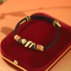 925 Sterling Silver Year of the Snake Golden Snake Luck Jewelry Set