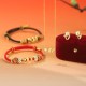 925 Sterling Silver Year of the Snake Golden Snake Luck Jewelry Set