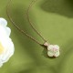925 Sterling Silver Magnolia Butterfly Hetian Jade Blessing Jewelry Set