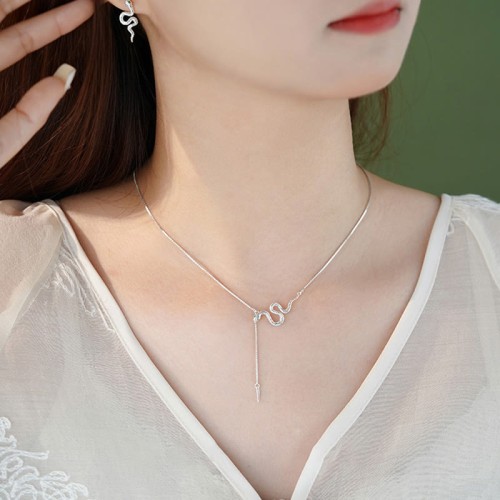 925 Sterling Silver Year of the Snake Balance Jewelry Set