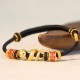 925 Sterling Silver Year of the Snake Golden Snake Luck Jewelry Set