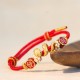 925 Sterling Silver Year of the Snake Golden Snake Luck Jewelry Set