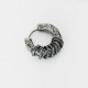 925 Sterling Silver Hand-hammered Protection Earrings