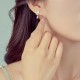 Hetian Jade 925 Sterling Silver Zirconia Pearl Abundance Earrings Hetian Jade 925 Sterling Silver Zirconia Pearl Abundance Earrings