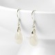 925 Sterling Silver Jade Water Drop Luck Prosperity Earrings 925 Sterling Silver Jade Water Drop Luck Prosperity Earrings