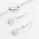 925 Sterling Silver Jade Water Drop Luck Prosperity Earrings 925 Sterling Silver Jade Water Drop Luck Prosperity Earrings