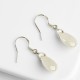 925 Sterling Silver Jade Water Drop Luck Prosperity Earrings 925 Sterling Silver Jade Water Drop Luck Prosperity Earrings