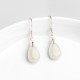 925 Sterling Silver Jade Water Drop Luck Prosperity Earrings 925 Sterling Silver Jade Water Drop Luck Prosperity Earrings