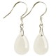 925 Sterling Silver Jade Water Drop Luck Prosperity Earrings 925 Sterling Silver Jade Water Drop Luck Prosperity Earrings