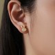 925 Sterling Silver Hetian Jade Rabbit Pearl Abundance Earrings 925 Sterling Silver Hetian Jade Rabbit Pearl Abundance Earrings