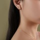 925 Sterling Silver Hetian Jade Rabbit Pearl Abundance Earrings 925 Sterling Silver Hetian Jade Rabbit Pearl Abundance Earrings