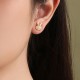 925 Sterling Silver Hetian Jade Rabbit Pearl Abundance Earrings 925 Sterling Silver Hetian Jade Rabbit Pearl Abundance Earrings