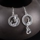 925 Sterling Silver Peacock Fortune Earrings 925 Sterling Silver Peacock Fortune Earrings