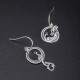 925 Sterling Silver Peacock Fortune Earrings 925 Sterling Silver Peacock Fortune Earrings