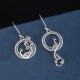 925 Sterling Silver Peacock Fortune Earrings 925 Sterling Silver Peacock Fortune Earrings