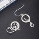 925 Sterling Silver Peacock Fortune Earrings 925 Sterling Silver Peacock Fortune Earrings