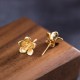 925 Sterling Silver Golden Peach Blossom Balance Earrings 925 Sterling Silver Golden Peach Blossom Balance Earrings