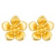 925 Sterling Silver Golden Peach Blossom Balance Earrings 925 Sterling Silver Golden Peach Blossom Balance Earrings