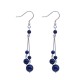 925 Sterling Silver Lazurite Serenity Drop Earrings 925 Sterling Silver Lazurite Serenity Drop Earrings