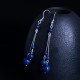 925 Sterling Silver Lazurite Serenity Drop Earrings 925 Sterling Silver Lazurite Serenity Drop Earrings