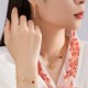925 Sterling Silver Four Leaf Clover Koi Fish Red Agate Wealth Jewelry Set 925 Sterling Silver Four Leaf Clover Koi Fish Red Agate Wealth Jewelry Set
