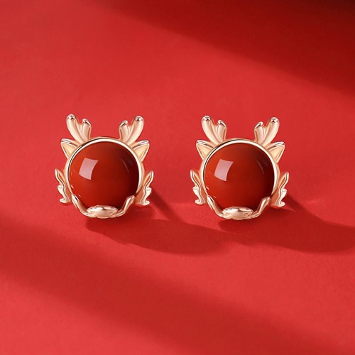 Flash Sale: 925 Sterling Silver Year of the Dragon Red Agate Dragon Protection Jewelry Set Flash Sale: 925 Sterling Silver Year of the Dragon Red Agate Dragon Protection Jewelry Set