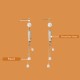 925 Sterling Silver Shoushan Stone Pearl Healing Drop Earrings