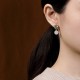 White Jade 925 Sterling Silver Pearl Flower Blessing Jewelry Set White Jade 925 Sterling Silver Pearl Flower Blessing Jewelry Set