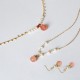 Gold-plated Copper Agate Pearl Positive Jewelry Set Gold-plated Copper Agate Pearl Positive Jewelry Set