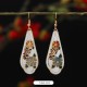 Lotus Butterfly Flower Alloy Copper Enlightenment Earrings Lotus Butterfly Flower Alloy Copper Enlightenment Earrings