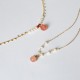 Gold-plated Copper Agate Pearl Positive Jewelry Set Gold-plated Copper Agate Pearl Positive Jewelry Set
