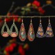 Lotus Butterfly Flower Alloy Copper Enlightenment Earrings Lotus Butterfly Flower Alloy Copper Enlightenment Earrings