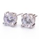 Natural Gemstone Amethyst Love Earrings Natural Gemstone Amethyst Love Earrings